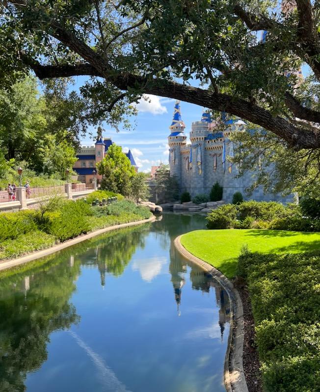 beautiful view of a Sleeping Beauty Castle Walkthrough